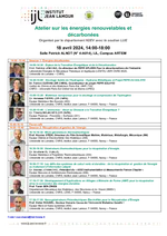 Atelier sur les énergies renouvelables et décarbonnées